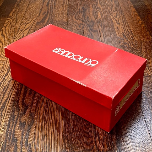 Bandolino Bollo Pumps Dark Red Kid Leather Clip-On Bows Italy Sz 8 *NIB*VTG*80s* - Picture 12 of 15